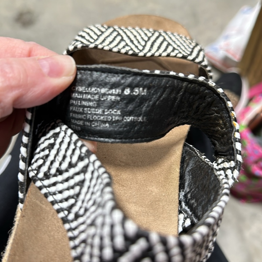 Madden Girl Cybell Peep Toe Sling Back Espadrilles sz 8.5 / Uu-4 - Picture 7 of 7